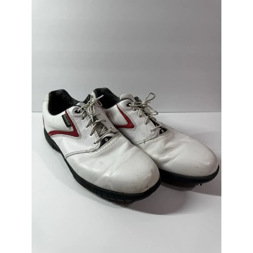Ohio State Footjoy Contour Series Mens 54320 Size 12 Leather Golf Shoes